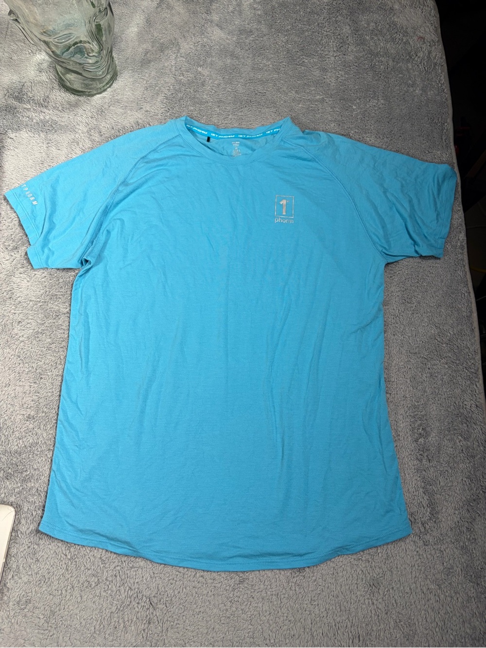 1st phorm Short Sleeve Performance T-Shirt blue workout large